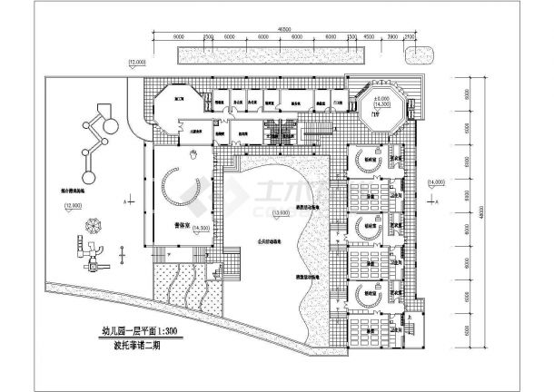 某地幼儿园建筑设计方案详图-图二
