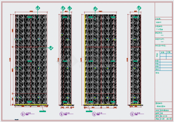 某广州展会CAD大样构造详细设计图纸-图一
