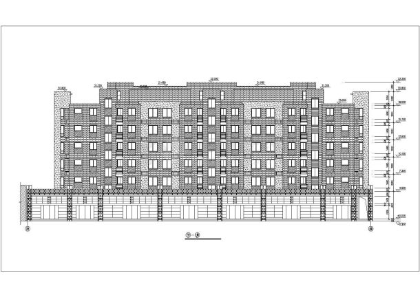 广元市秋锦苑小区5层砖混结构住宅楼建筑设计CAD图纸（含夹层和跃层）-图二