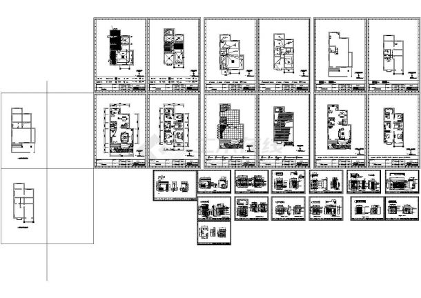 二层现代别墅建筑设计施工图附完工照片-图一
