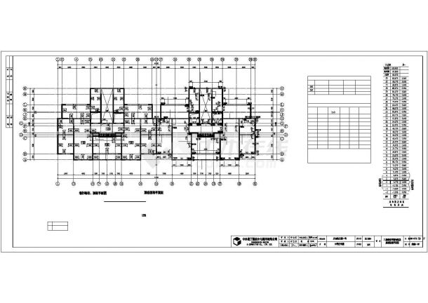 【山西】某住宅楼地下2层地上33层钢混剪力墙住宅楼结构施工CAD图-图二
