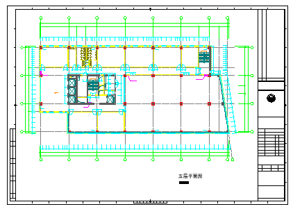 同济-上海交通银行数据处理中心建筑结构排水暖通电气CAD图纸-图二