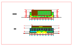 同济-天津师范大学体育馆建筑结构排水暖通电气CAD图纸-图二