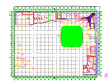 同济-英国馆建筑结构排水暖通电气CAD图纸-图二