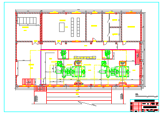 某地区电站厂房综合整套cad施工设计图-图二