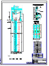 某地区水电站金属结构布置cad设计图（全套）-图一