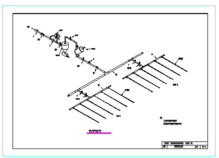 某节水灌溉系统典型平面设计cad图集（滴灌与微喷灌）-图一