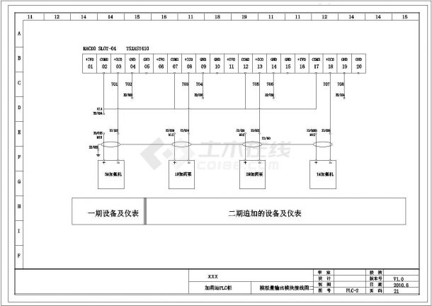 [广东]某水厂自动控制系统全套图纸，共66张图纸-图二