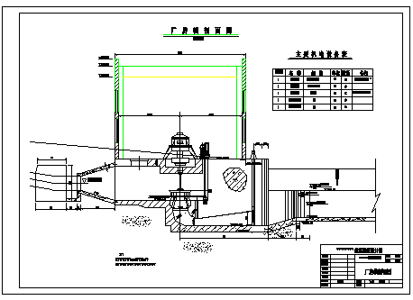 某地大型水电站厂房全套图纸cad设计（实用）-图一