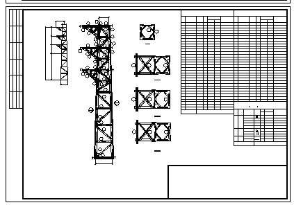 某地区整套铁塔组装设计cad图纸（共3张）-图二