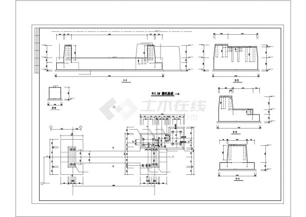 【河南】某4790平米轻钢结构墙体材料公司车间结构施工CAD全图-图一