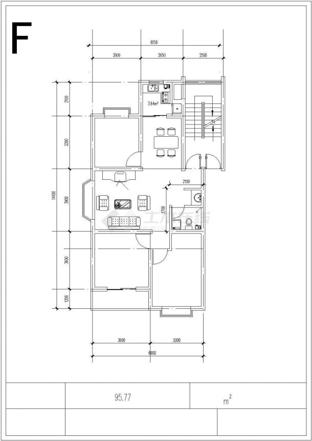 合肥市碧桂园小区经典热门的平面户型设计CAD图纸（共9张）-图一