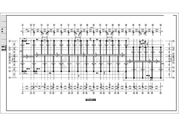 扬州市滨湖花园小区6层混合结构住宅楼全套建筑设计CAD图纸-图一