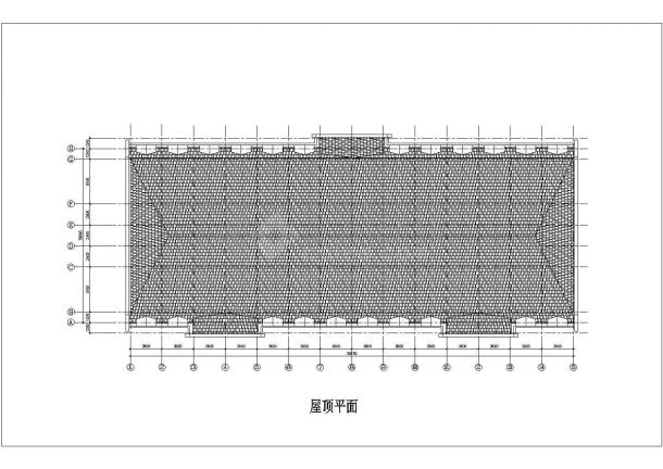 汾阳市某技术学院6层砖混结构学生宿舍楼建筑设计CAD图纸（含阁楼）-图一