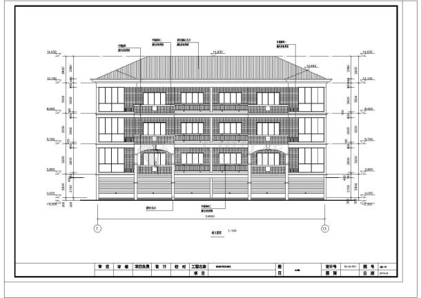 青泉村拆迁安置房双联住宅(140平方)--建筑-图一