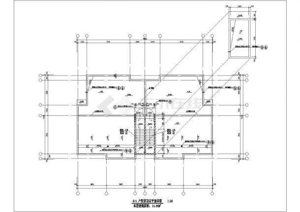 苏州市中央嘉苑小区6层砖混结构住宅楼全套平面设计CAD图纸-图一