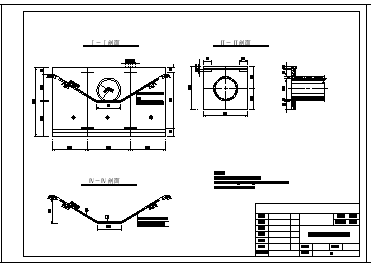 120cm圆涵洞规划设计平剖面cad施工图-图二