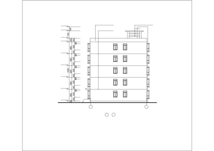 昆山市秋訫嘉园小区5层砖混结构住宅楼全套建筑设计CAD图纸_图1
