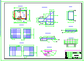 某渡槽工程设计cad施工图纸_图1