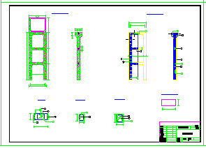 某渡槽工程设计cad施工图纸-图二