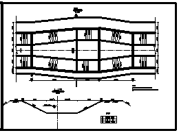 某小型渡槽工程平面设计cad图纸_图1