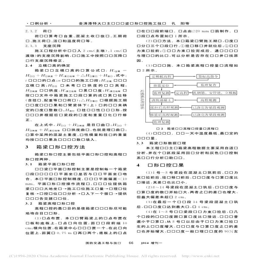 金清港特大桥主桥连续梁线形监控施工技术-图二