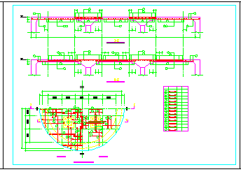 某水利工程蓄水池结构设计cad图纸_图1
