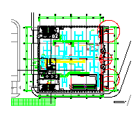 [内蒙古]高层综合楼空调采暖通风排烟系统设计施工图纸（商业 热水风幕 电热风幕）-图一