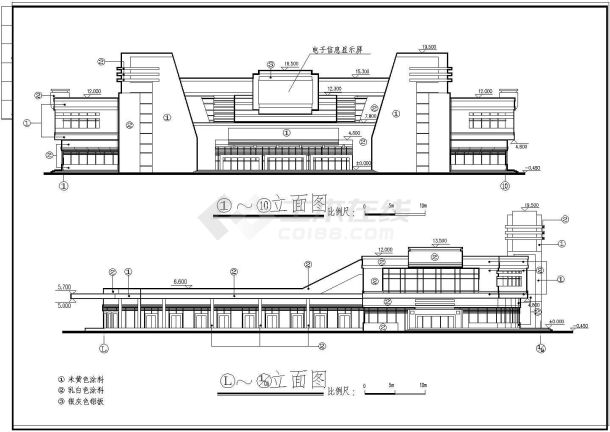 客运站设计手绘图图片