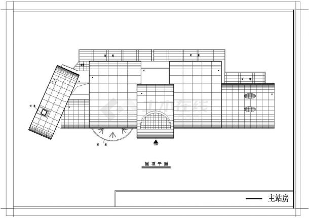 某三层4678平方米长途汽车客运站CAD大样全套建筑构造设计图-图二