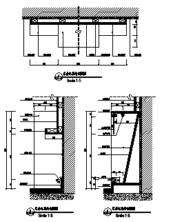 某标准单人房装饰施工cad图_单人房施工_图1