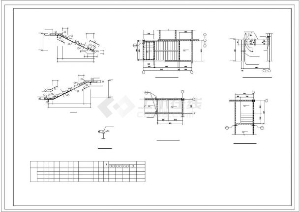 某二层钢屋面汽车4S店设计cad全套结构施工图（含设计说明）-图一
