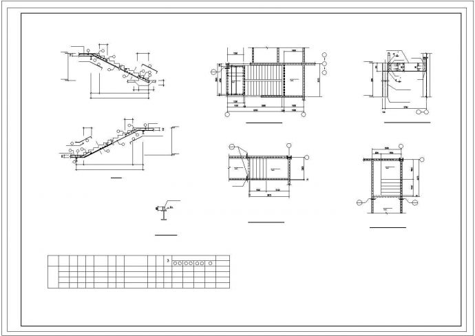 某二层钢屋面汽车4S店设计cad全套结构施工图（含设计说明）_图1