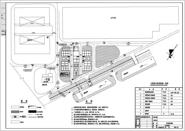 某中成药厂废水处理CAD总平面布置图-图一