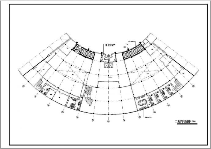 某3层某历史博物馆室内CAD装修初步设计方案图【各层平面 一层地坪及顶面 室内立面】_图1