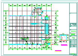 某高教园区后勤服务中心大楼空调平面设计cad施工图纸-图二