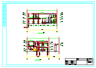 某换热站全套管道系统cad施工设计图纸_图1