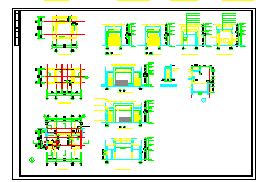 [4套]某新村大门建施设计CAD图纸_图1