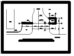 机电学院大门 值班室建筑方案设计图【含1JPG外观效果图】