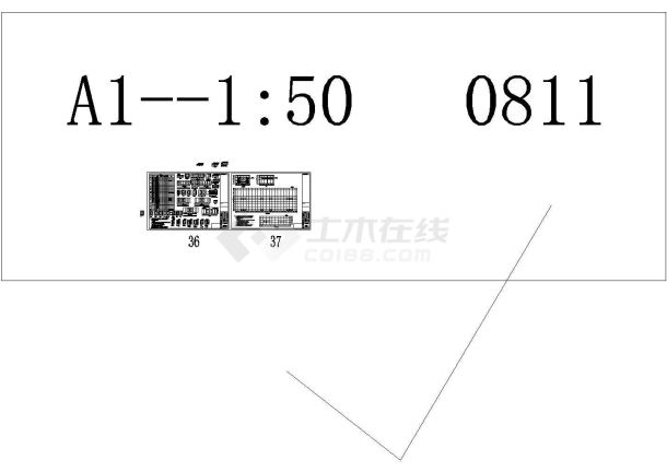 [山东]大型体育场建筑施工图（知名设计院）-图一