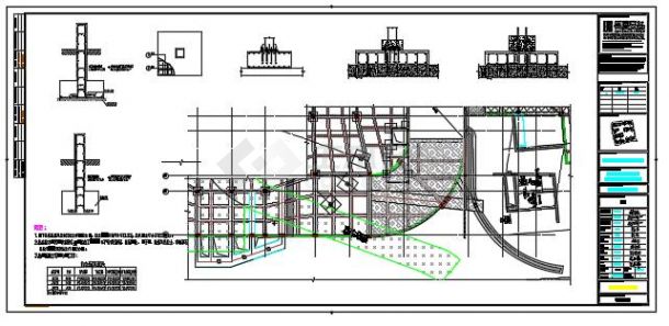 移动谜城屋面搭建钢结构/结构布置图及详图-图二