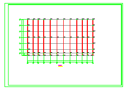 51m跨两跨两坡门式轻钢结构4743平米厂房CAD结构施工图+PDF计算书-图一