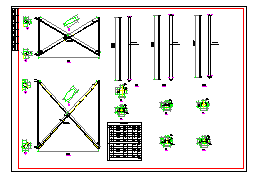 73x41m 3030平米钢结构厂房结构设计CAD施工图-图二