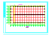 91x45m 单层轻钢结构厂房结构设计CAD施工图纸-图一