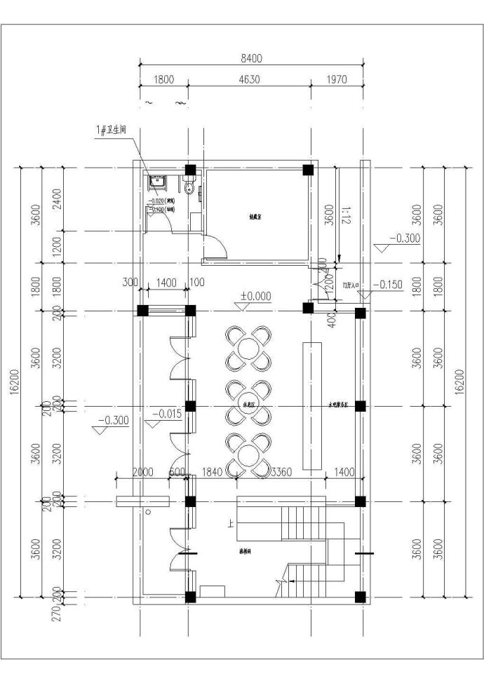 森林公园服务用房——室外景观水施_图1