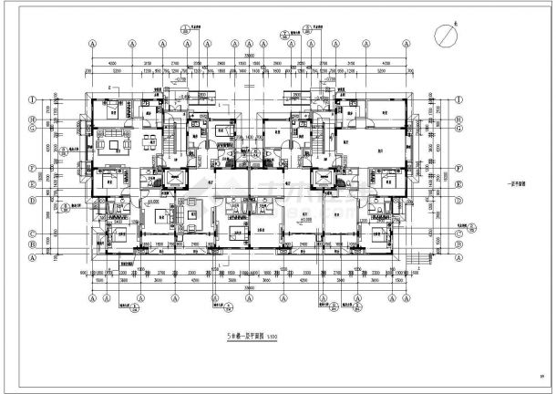 君雅社区第二批安置房建造工程（1# ）--建筑设计-图一