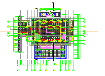 大观楼古建筑设计CAD平面布置参考图-图二