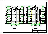 六层跃七层二单元3363平米两种户型建筑cad设计图（单元内户型不对称）-图一