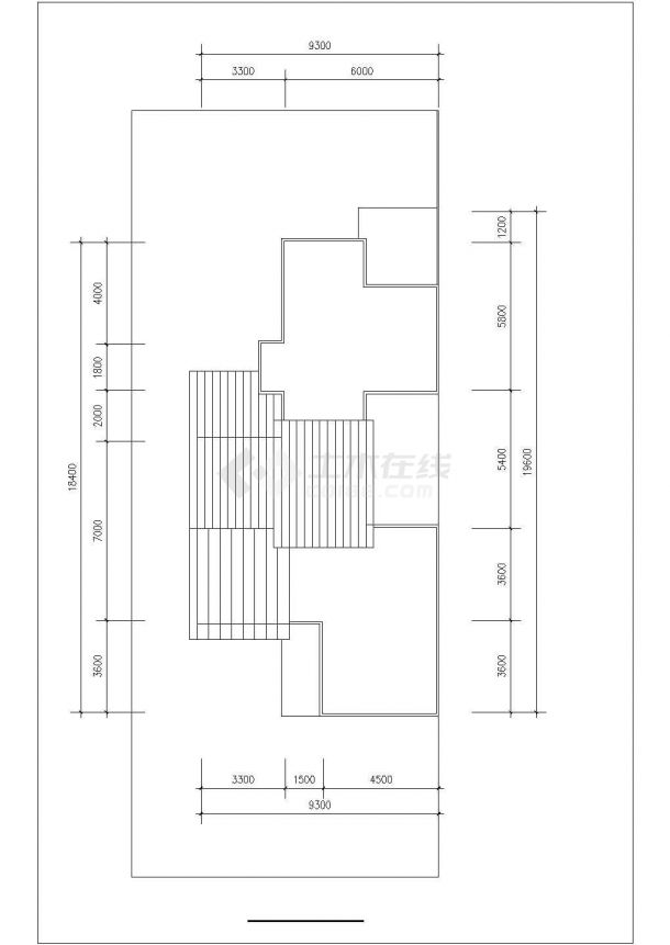 小别墅建筑CAD施工图-图二