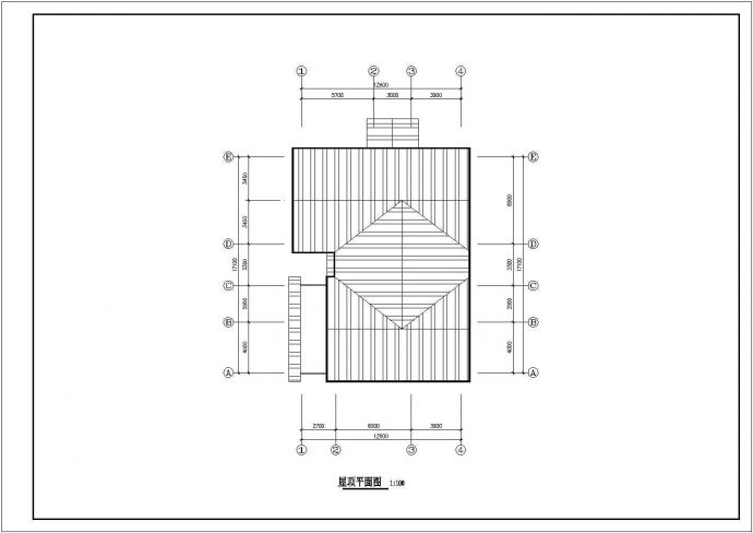 木结构别墅建筑设计方案图_图1